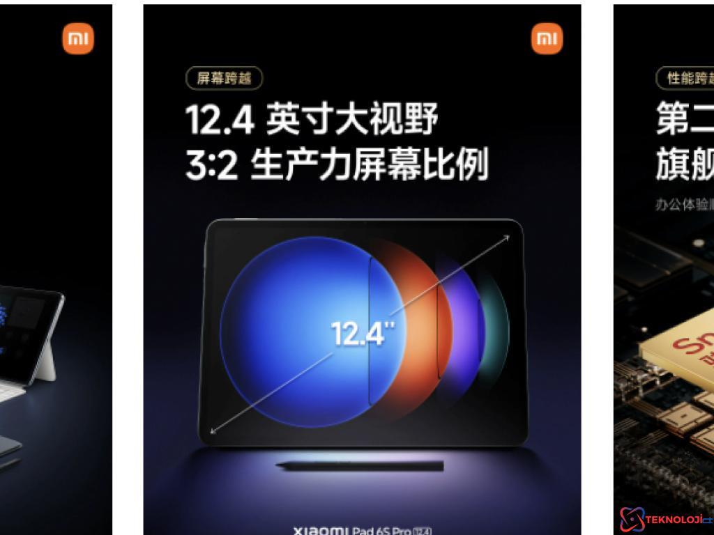 Fiyat performans odaklı Xiaomi Pad 6S Pro’nun teknik özellikleri belli oldu!