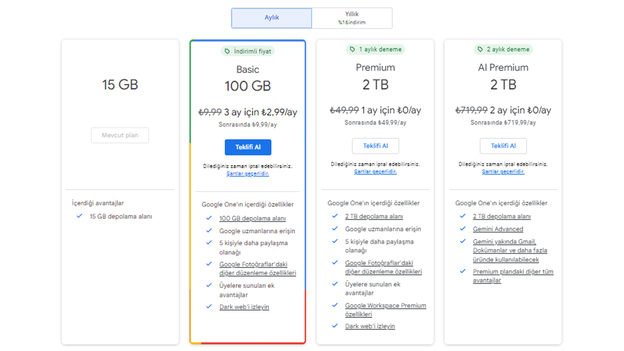 Google bulut depolamasında rekor abone sayısına ulaştı!