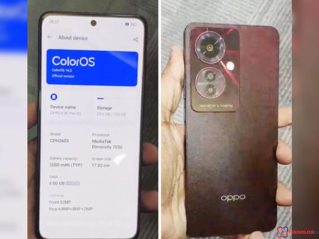 Oppo F25 Pro’nun fiyatı ve canlı görselleri sızdı!