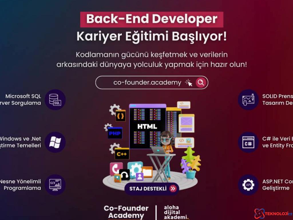 Yeni başlayanlar için Back-End Developer Eğitimi başlıyor!