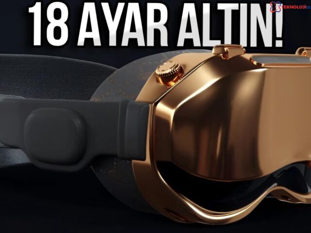 Altın kaplama Apple Vision Pro, fiyatıyla dudak uçuklattı!