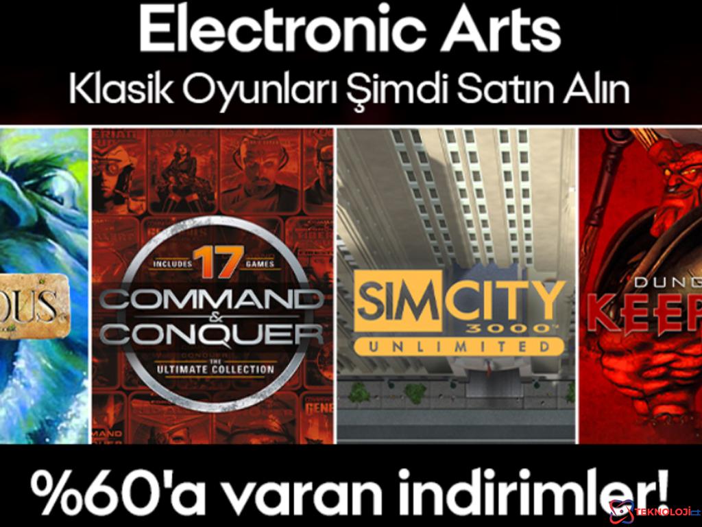 EA klasik oyunları, Steam’deki yerini aldı!