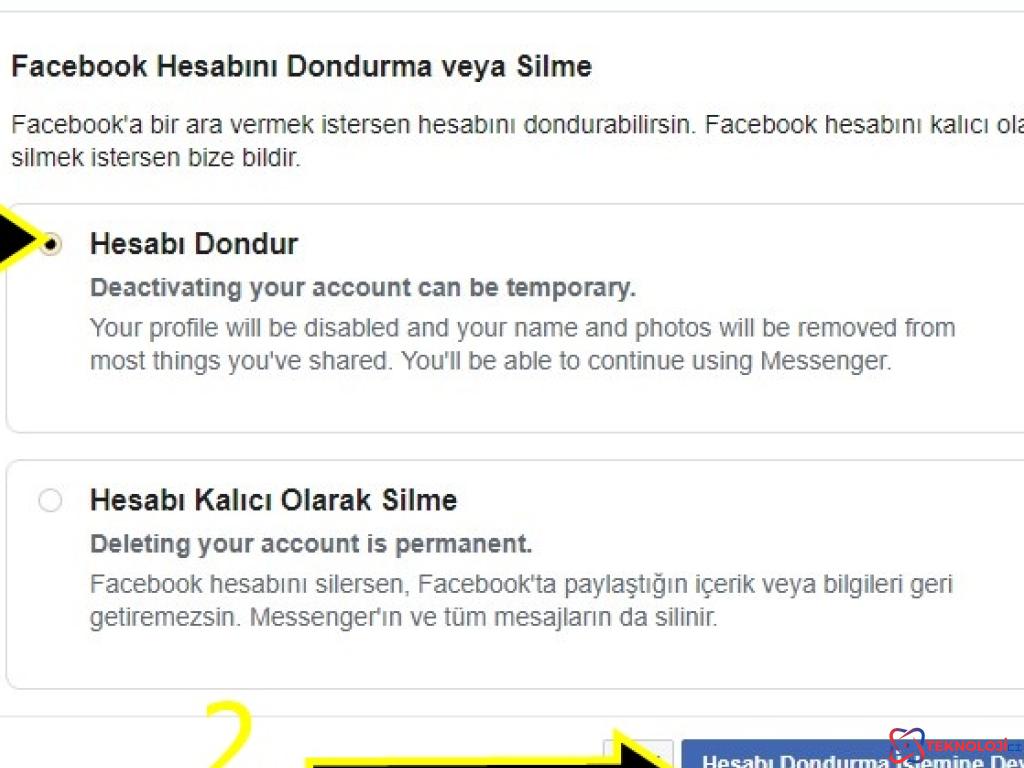 Facebook hesap dondurma – Adım adım rehber [2024]