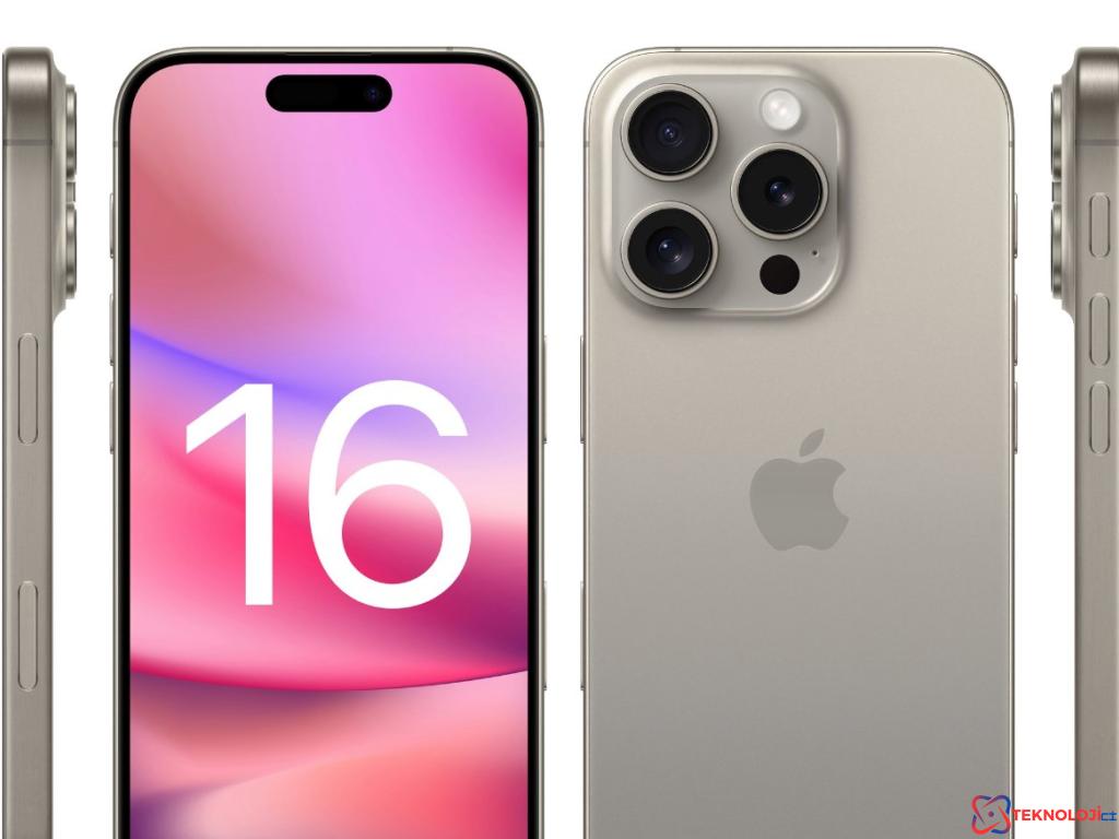 iPhone 16 Pro render görüntüsü sızdırıldı