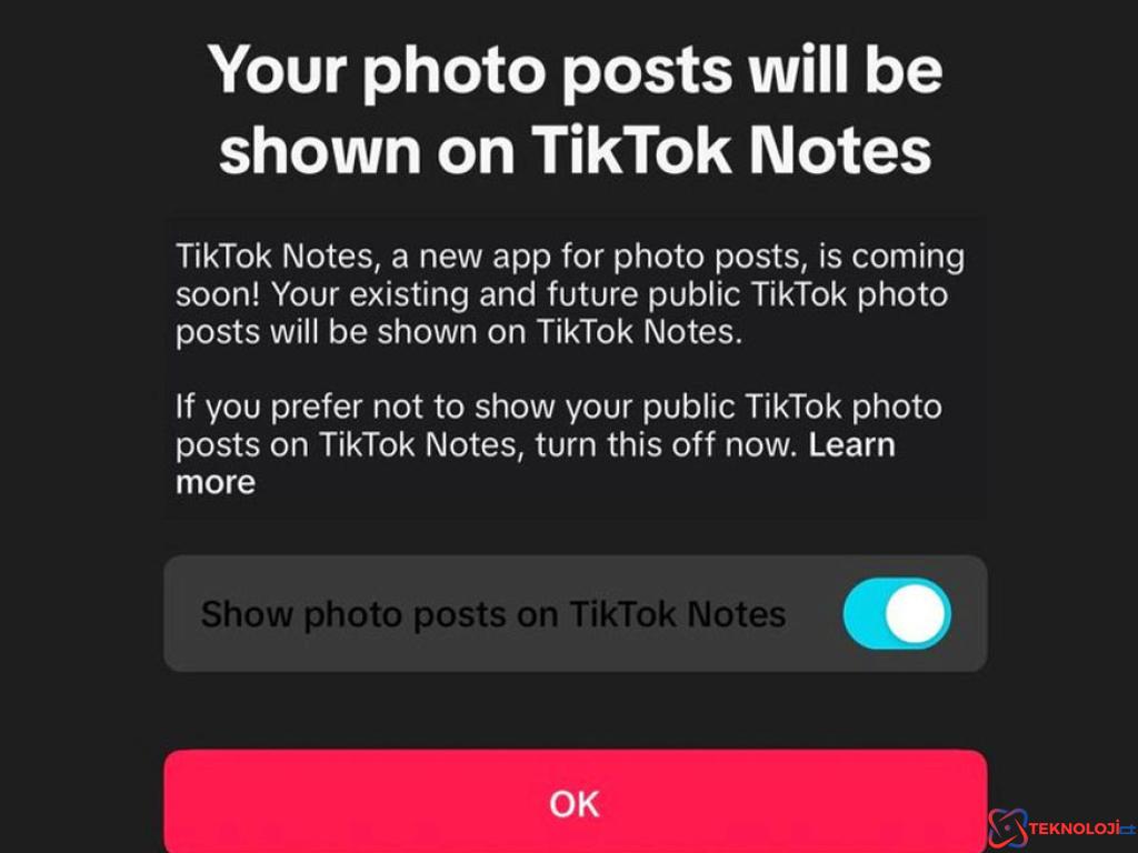 TikTok’tan Instagram’a rakip uygulama! TikTok Notes geliyor