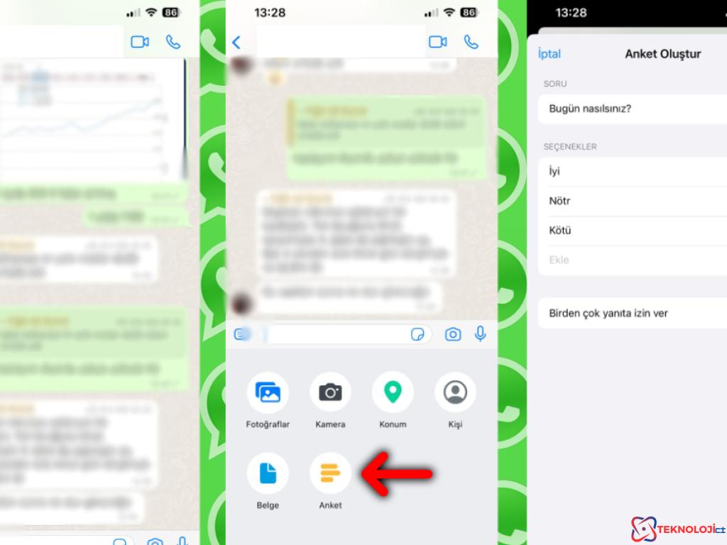 WhatsApp Anket Kullanım Alanları