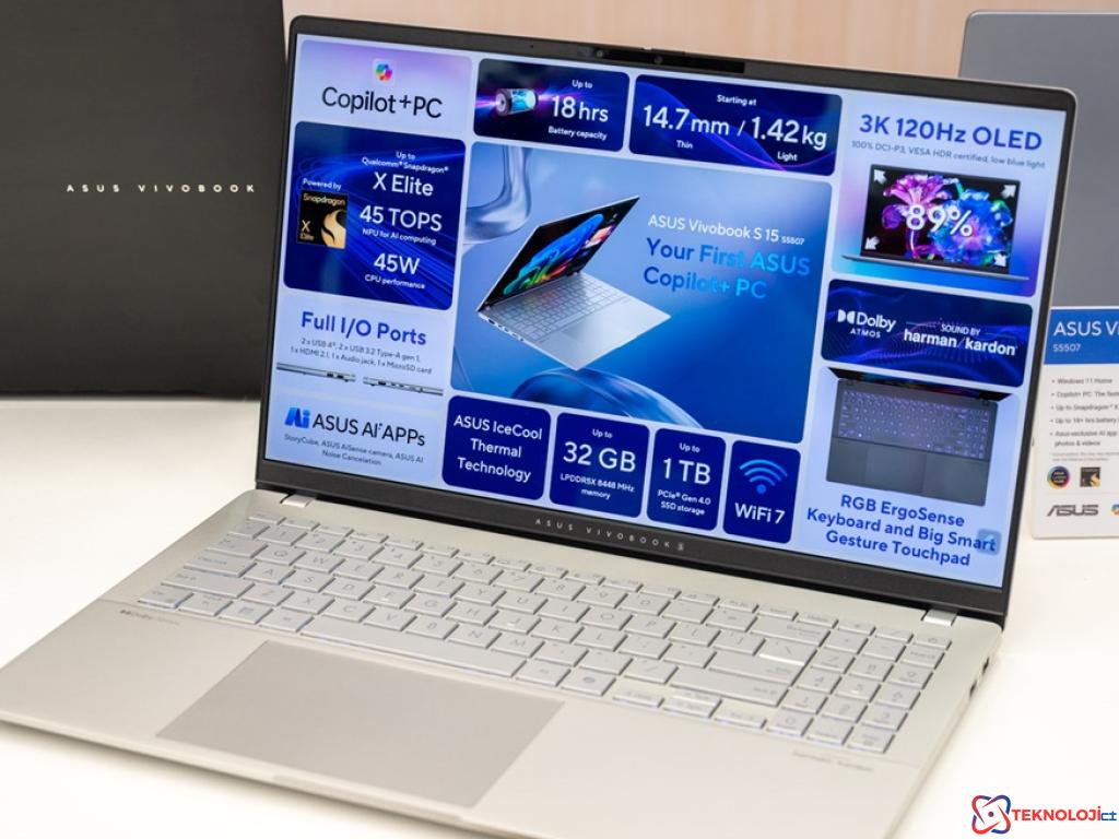 ASUS Vivobook S 15: Şıklık ve Performans Bir Arada!