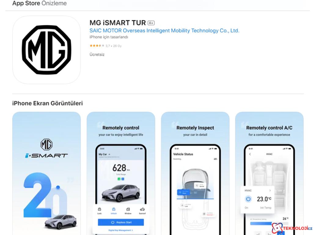 MG iSMART TUR Uygulaması: Akıllı Araç Teknolojilerinde Yeni Bir Adım!