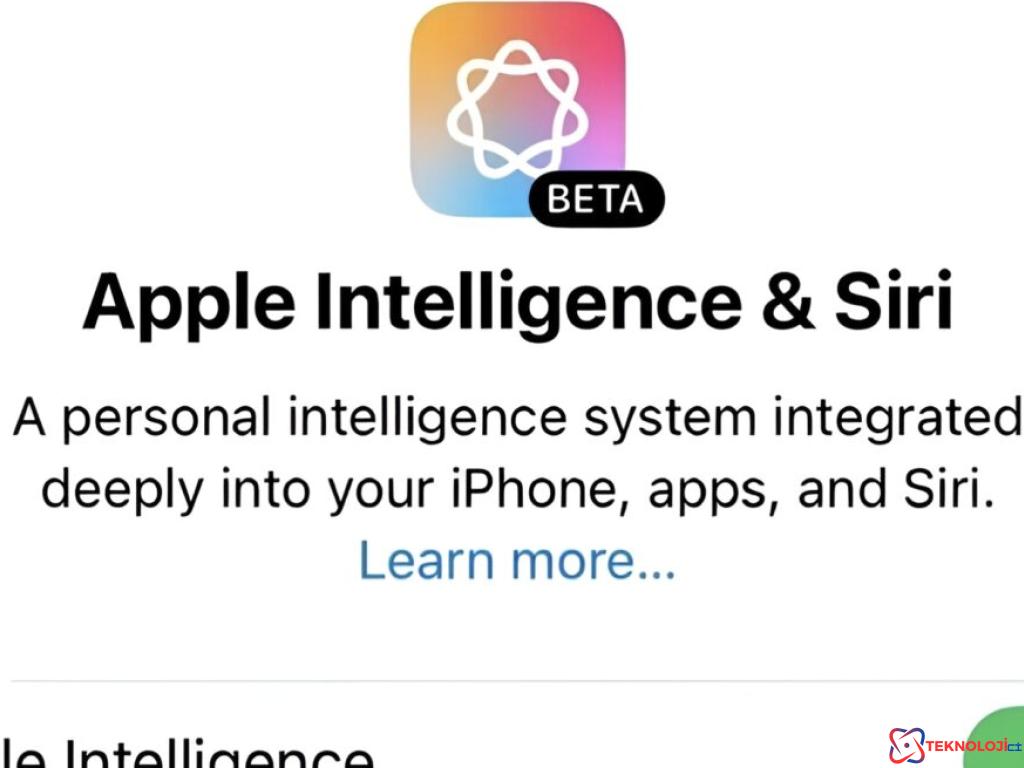 Apple Intelligence ve Yenilenen Siri