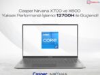 Casper’ın Yenilikçi Dizüstü Bilgisayarları: Nirvana X700 ve X600