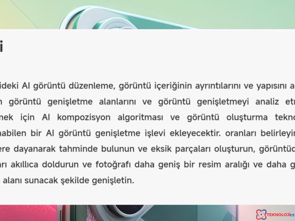 Huawei HarmonyOS Güncellemesi: AI Görüntü Genişletme Özelliği