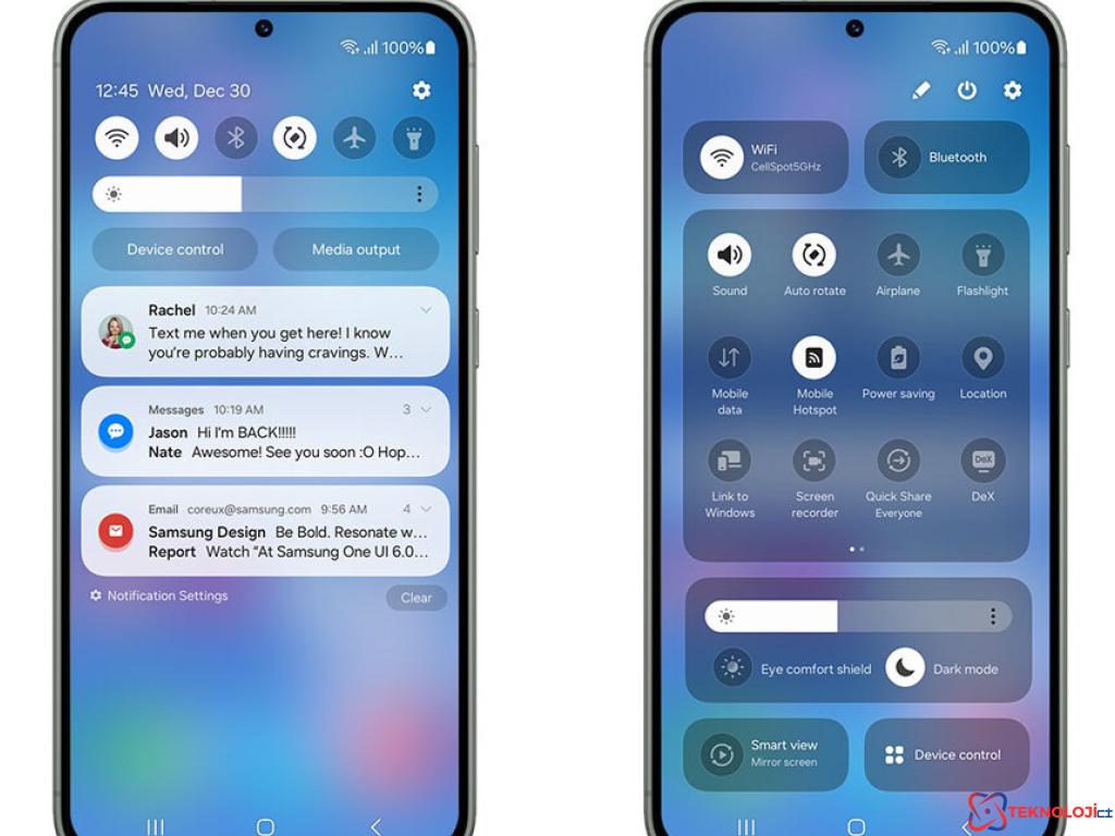 Samsung'un Yeni One UI 7 İşletim Sistemi ve Tasarım Değişiklikleri