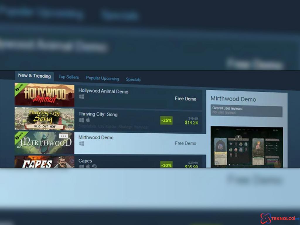 Valve'in Yeni Steam Demo Güncellemesi ile Oyun Dünyasında Neler Değişecek?