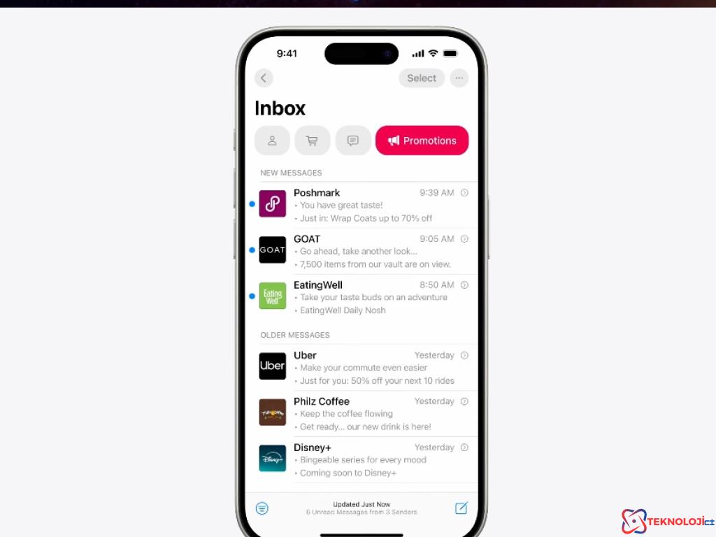 iOS 18 ile Apple Mail Uygulamasına Gelen 7 Yeni Özellikler