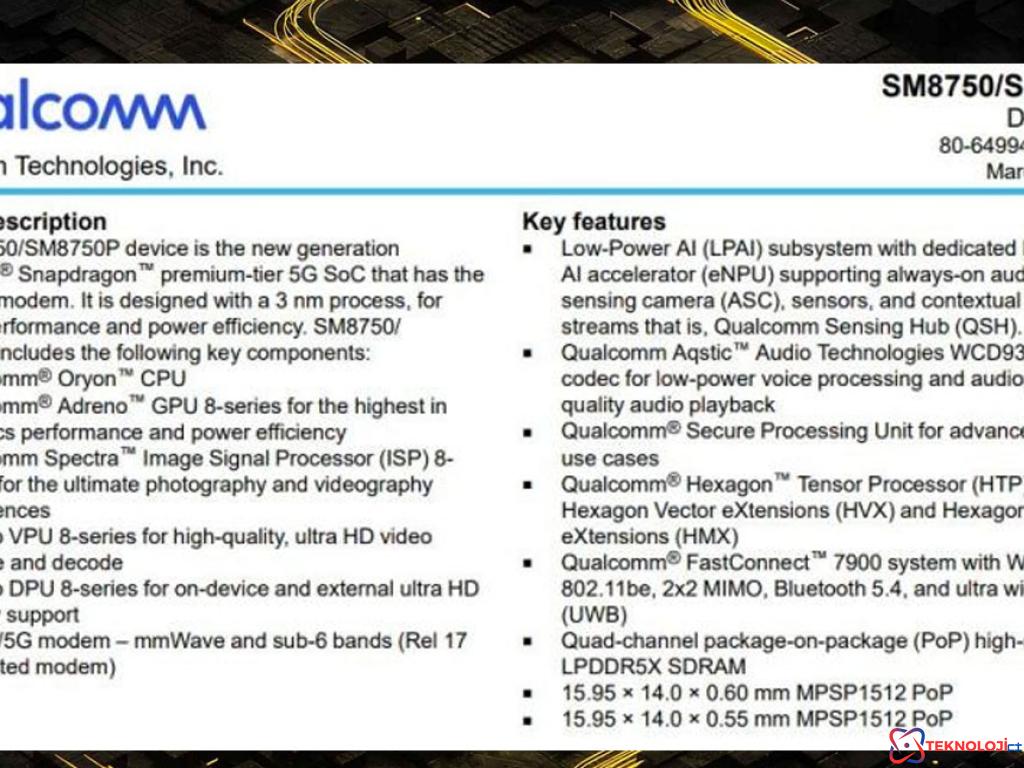 Qualcomm'un Yeni Canavarı: Snapdragon 8 Gen 4 İşlemcisi!