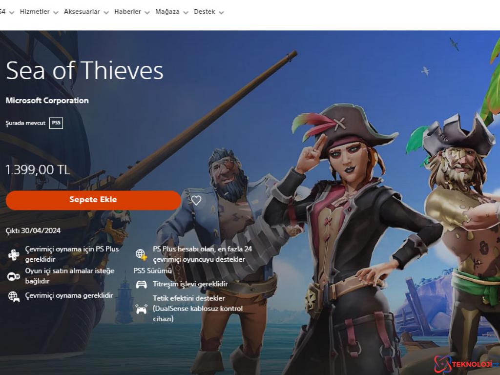 Sea of Thieves, PlayStation 5 İçin Büyük Başarı Kazandı!