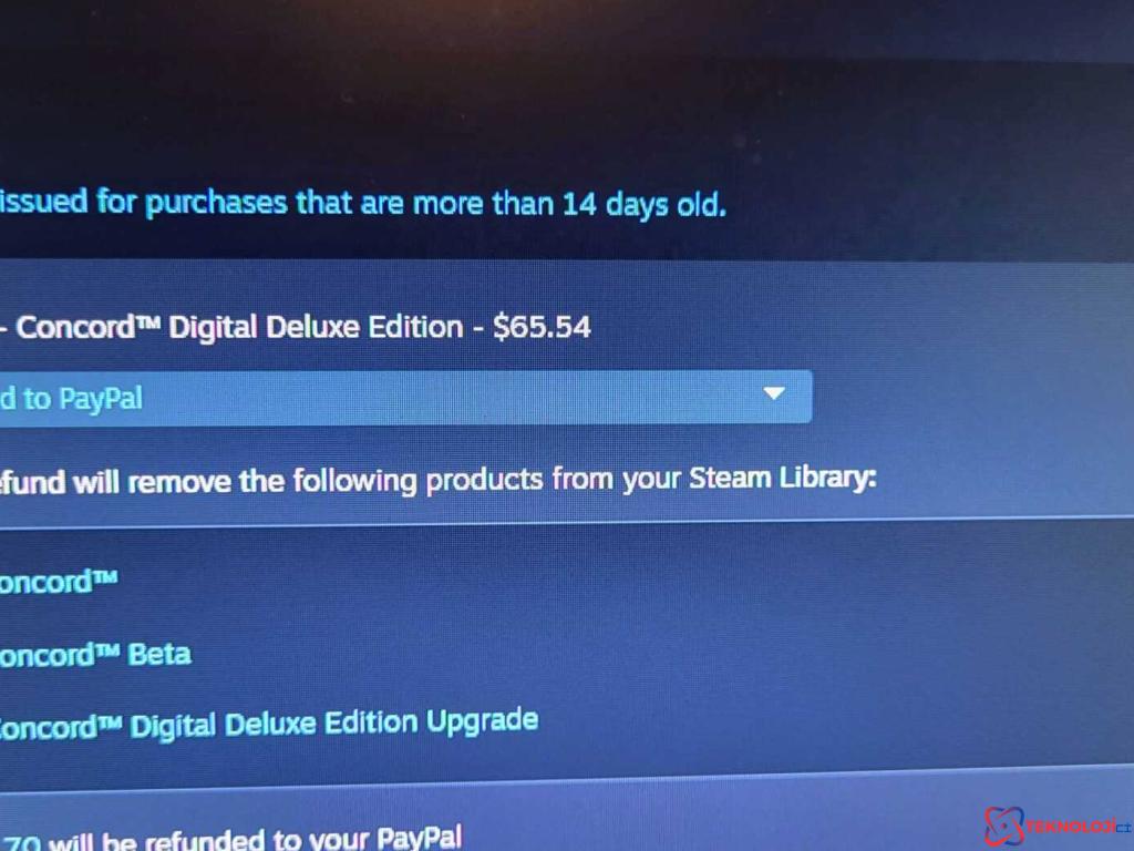 Steam'ten Concord Oyunu İade Hatası: 5 Kat Geri Ödeme!