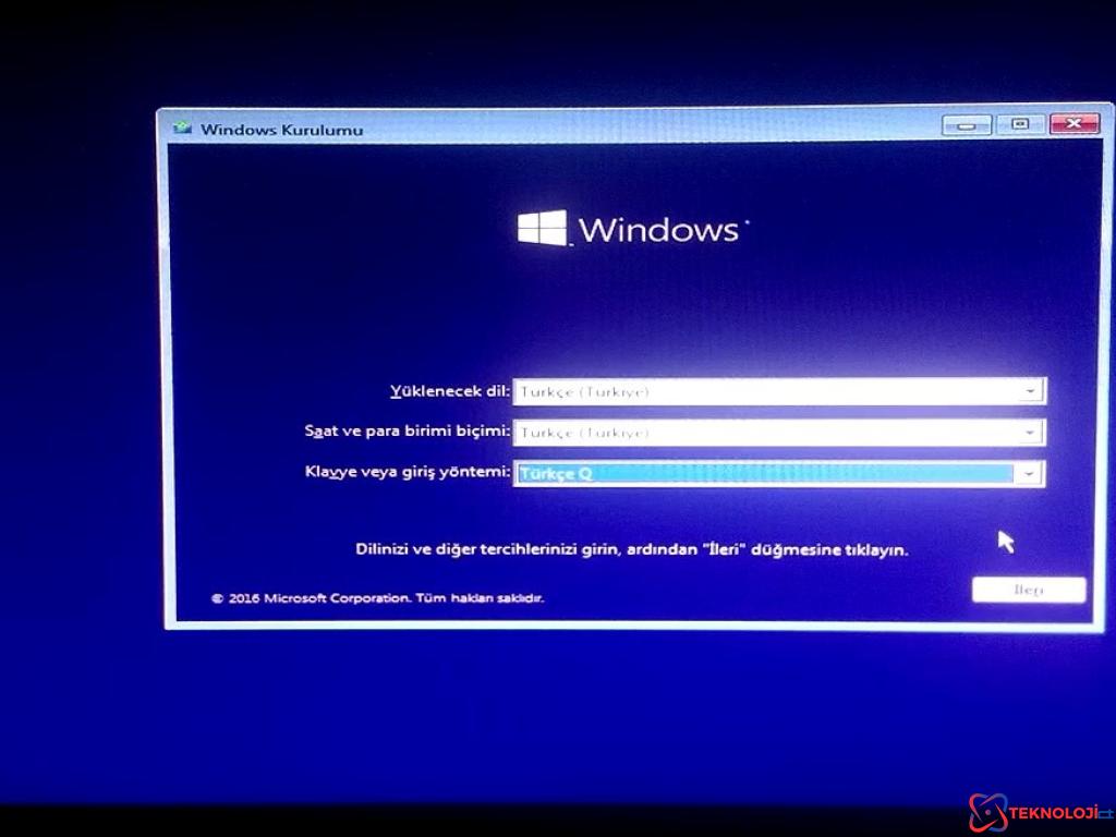 Windows 11 Bilgisayara Format Atma