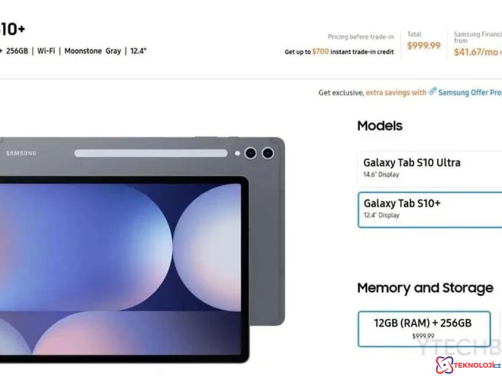 Samsung Galaxy Tab S10 Fiyatları Açıklandı!