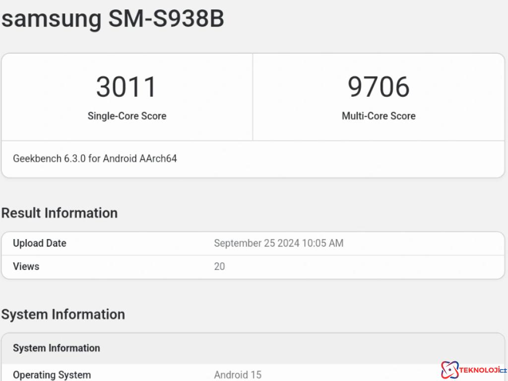 Snapdragon 8 Gen 4 for Galaxy İşlemcisi: Performans Canavarı Ortaya Çıktı!