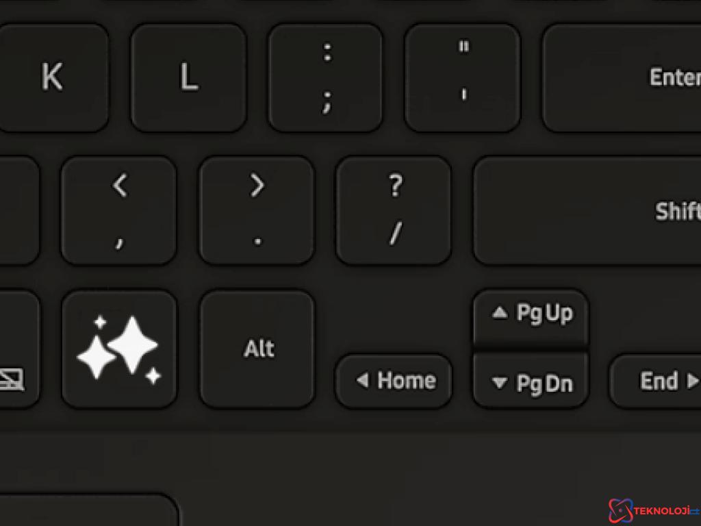 Yapay Zeka ile Donatılan Samsung Tablet Klavyelerine Yeni Bir Tuş Ekleniyor!