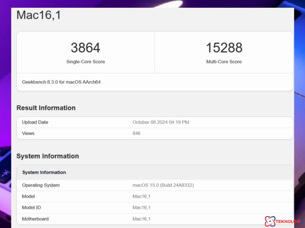 Geekbench Test Sonuçları