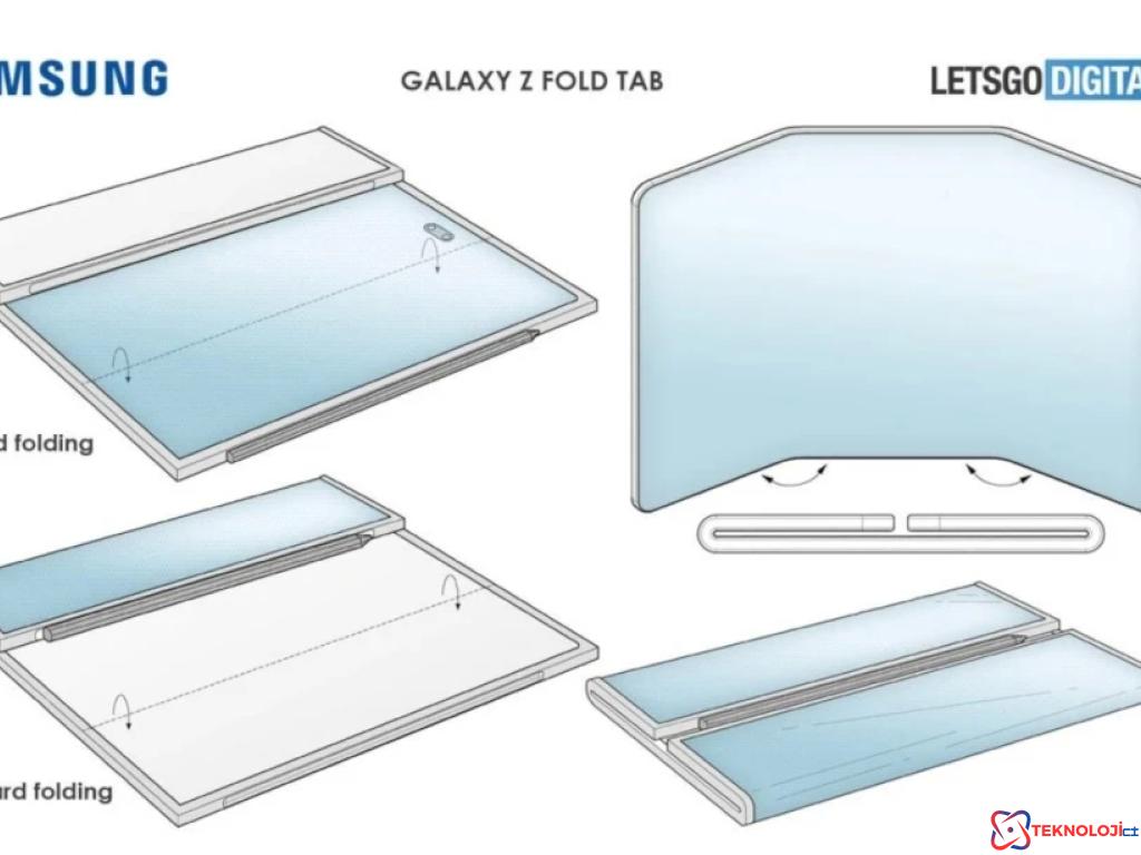 Samsung'un Üçe Katlanabilir Akıllı Telefon Planları