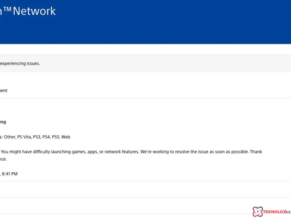 Sony PlayStation Network (PSN) Hizmeti Çöktü!
