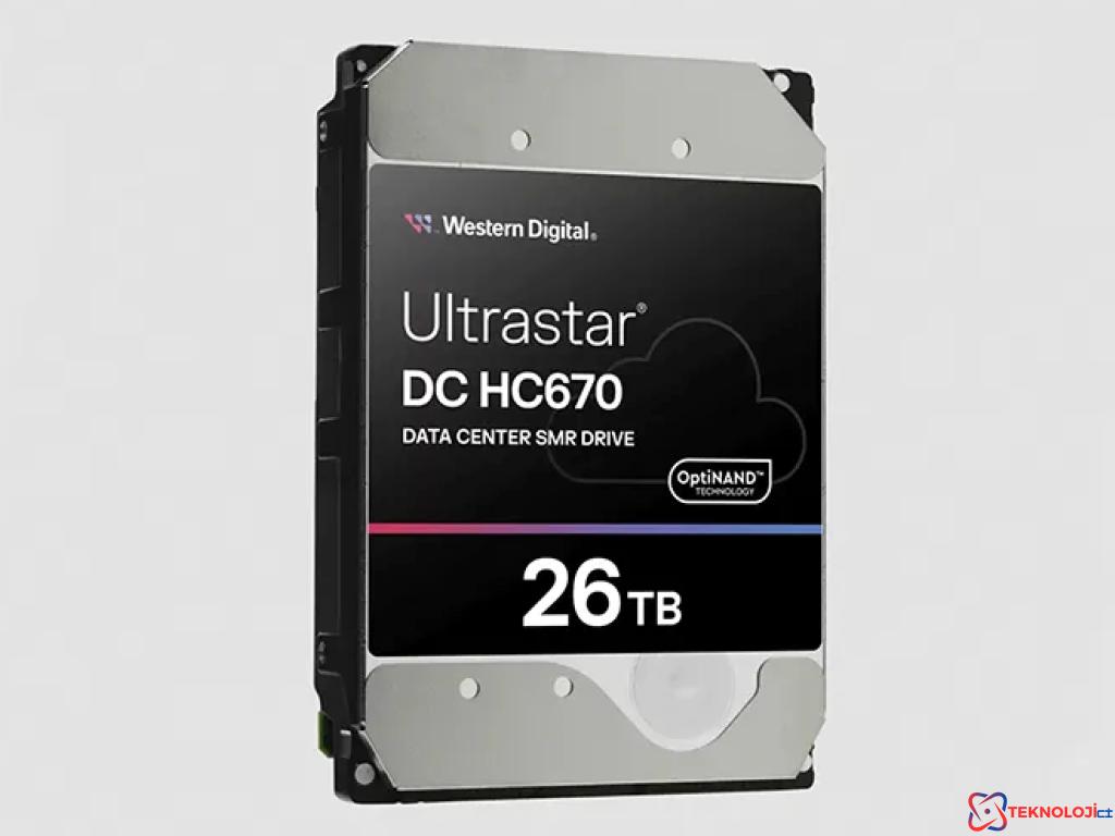 Western Digital 26 TB'lık Devasa HDD Artık Satışta!