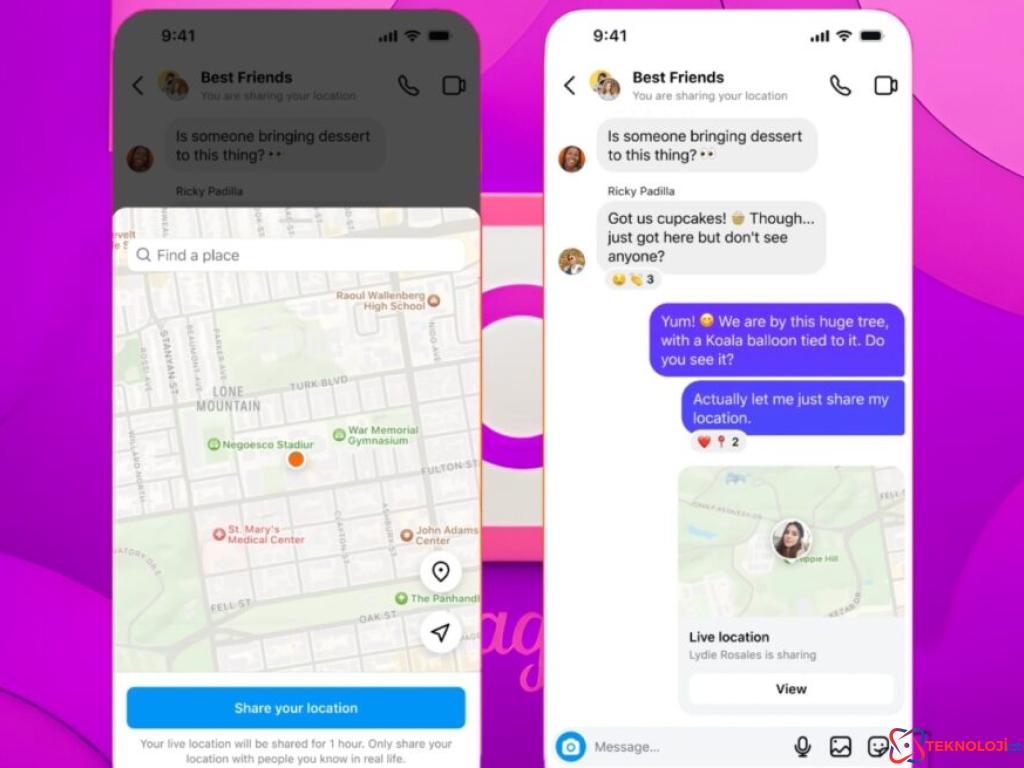 Instagram, Canlı Konum Paylaşımı Özelliğini Kullanıma Sundu