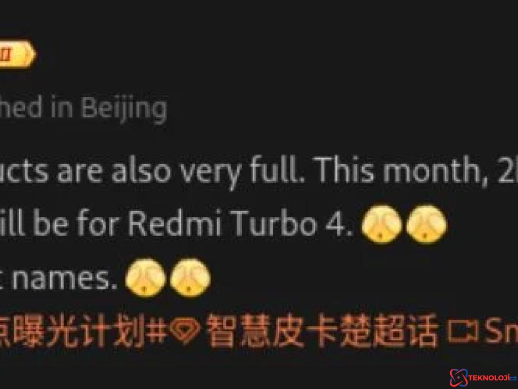 Redmi Turbo 3 ile Redmi Turbo 4 Karşılaştırması