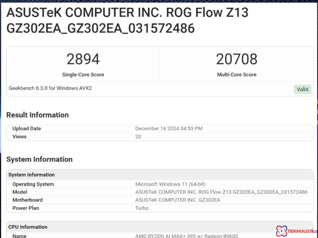 AMD Strix Halo Amiral Gemisinin Performansı