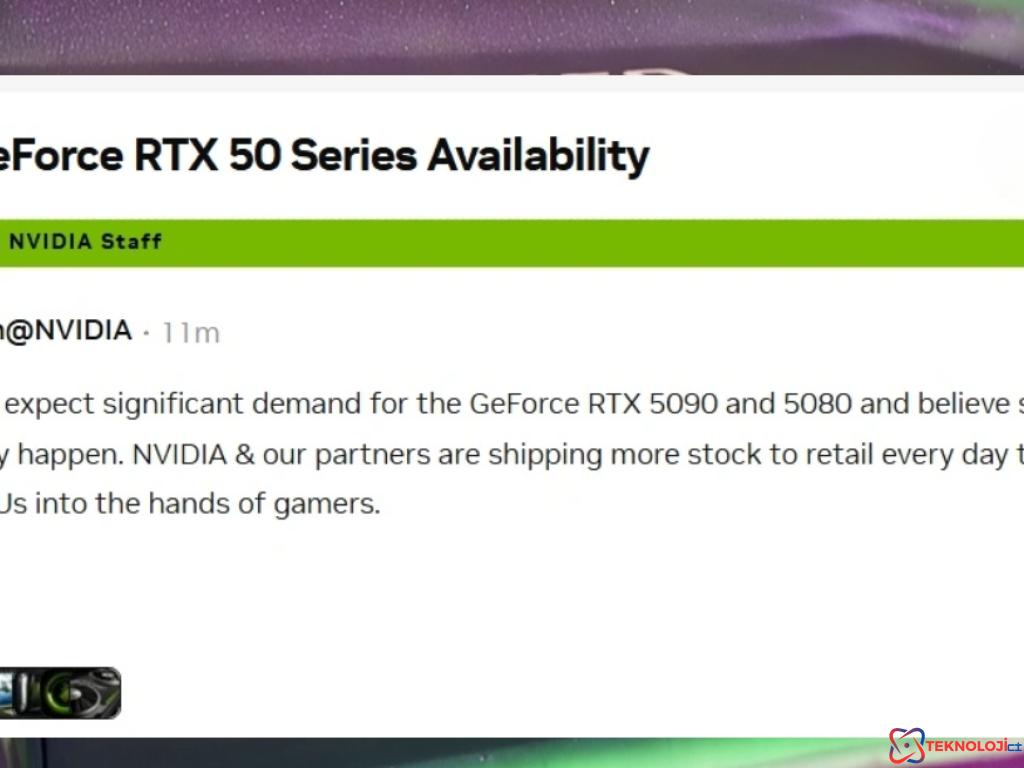 Nvidia GeForce RTX 5090 ve RTX 5080 Ekran Kartlarına İlgili Detaylar