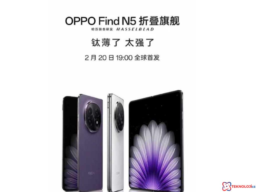 Oppo Find N5 Resmi Tanıtım Tarihi ve Renkleri